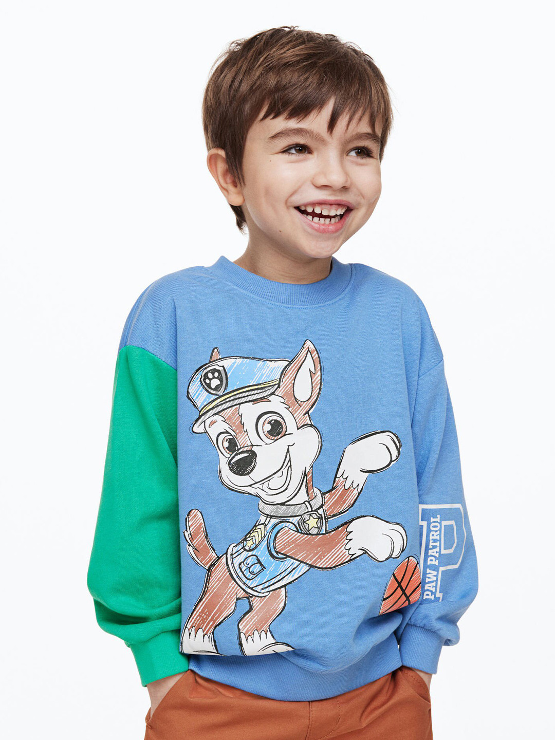 

H&M Boys Printed Sweatshirt, Blue