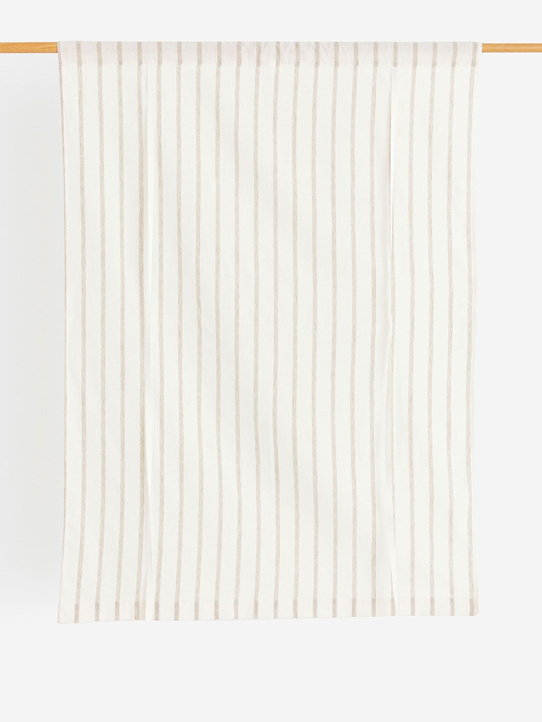 

H&M Off White & Beige Linen-Blend Roll-Up Curtain