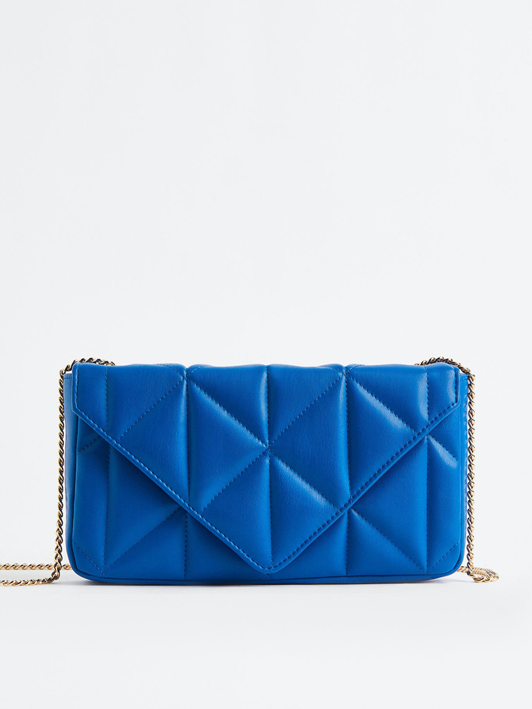 

H&M Quilted Shoulder Bag, Blue