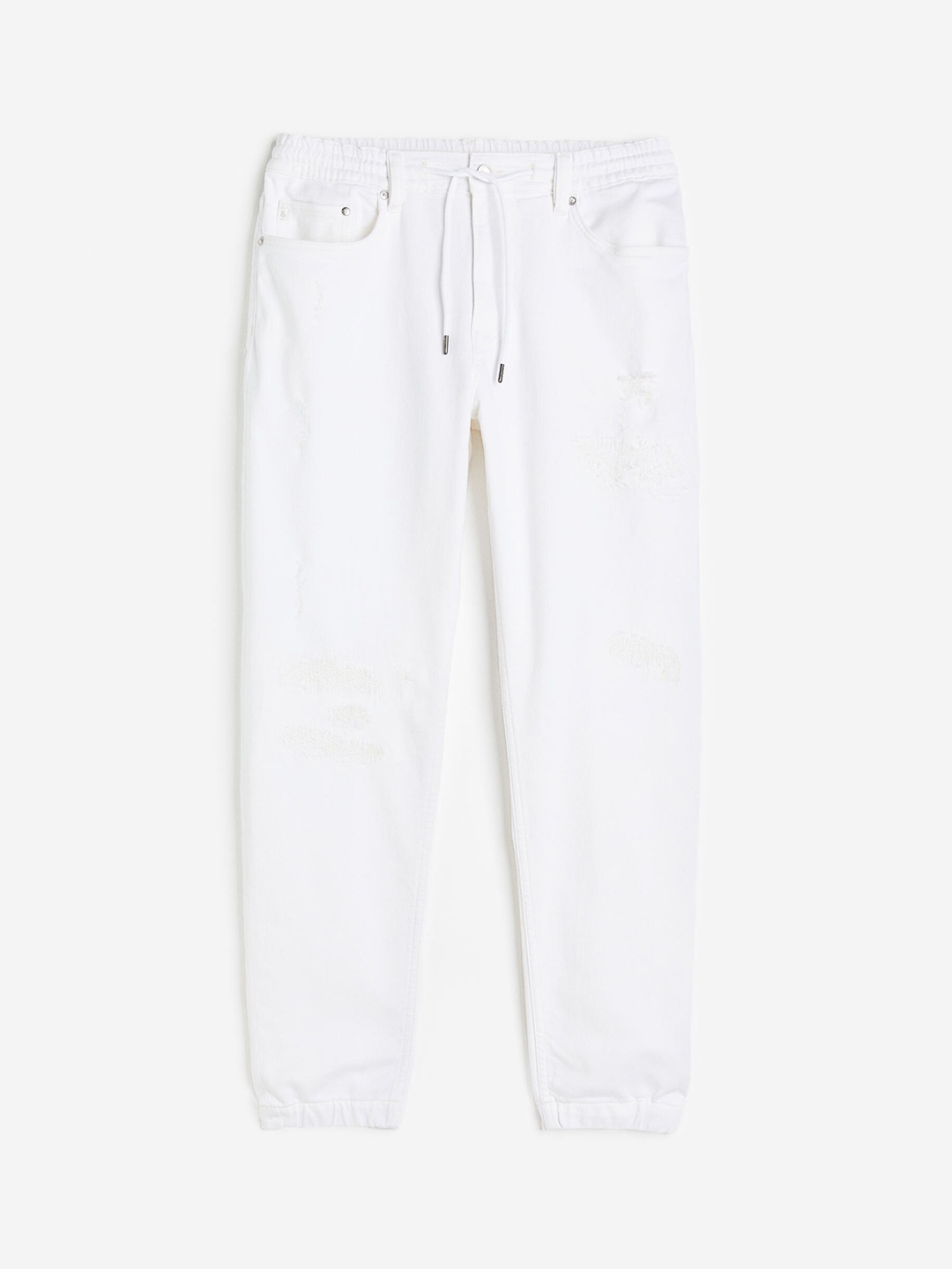 

H&M Men Hybrid Regular Tapered Joggers, White