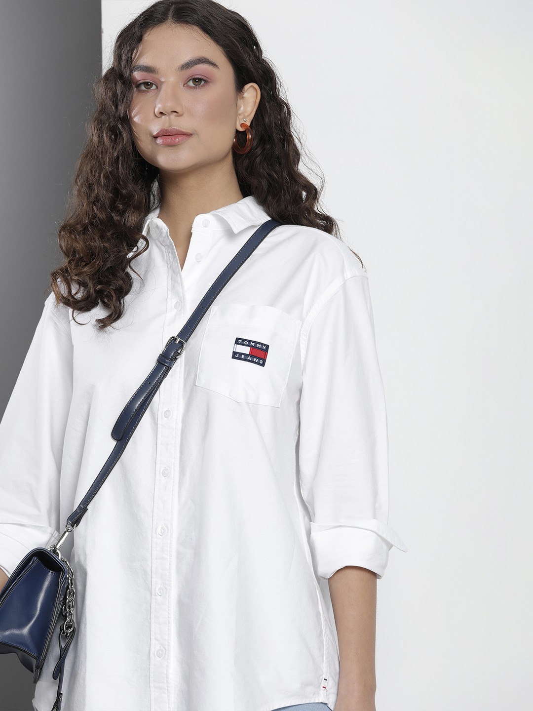 

Tommy Hilfiger Women Pure Cotton Casual Shirt, White