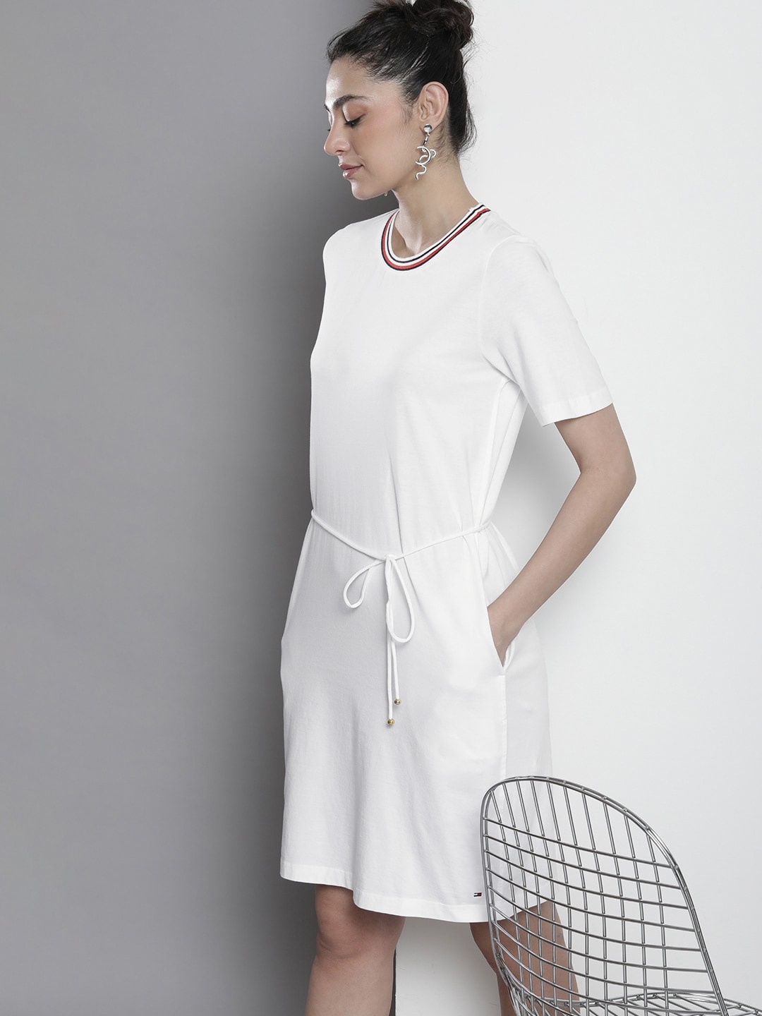 

Tommy Hilfiger Pure Cotton Sheath Dress, White