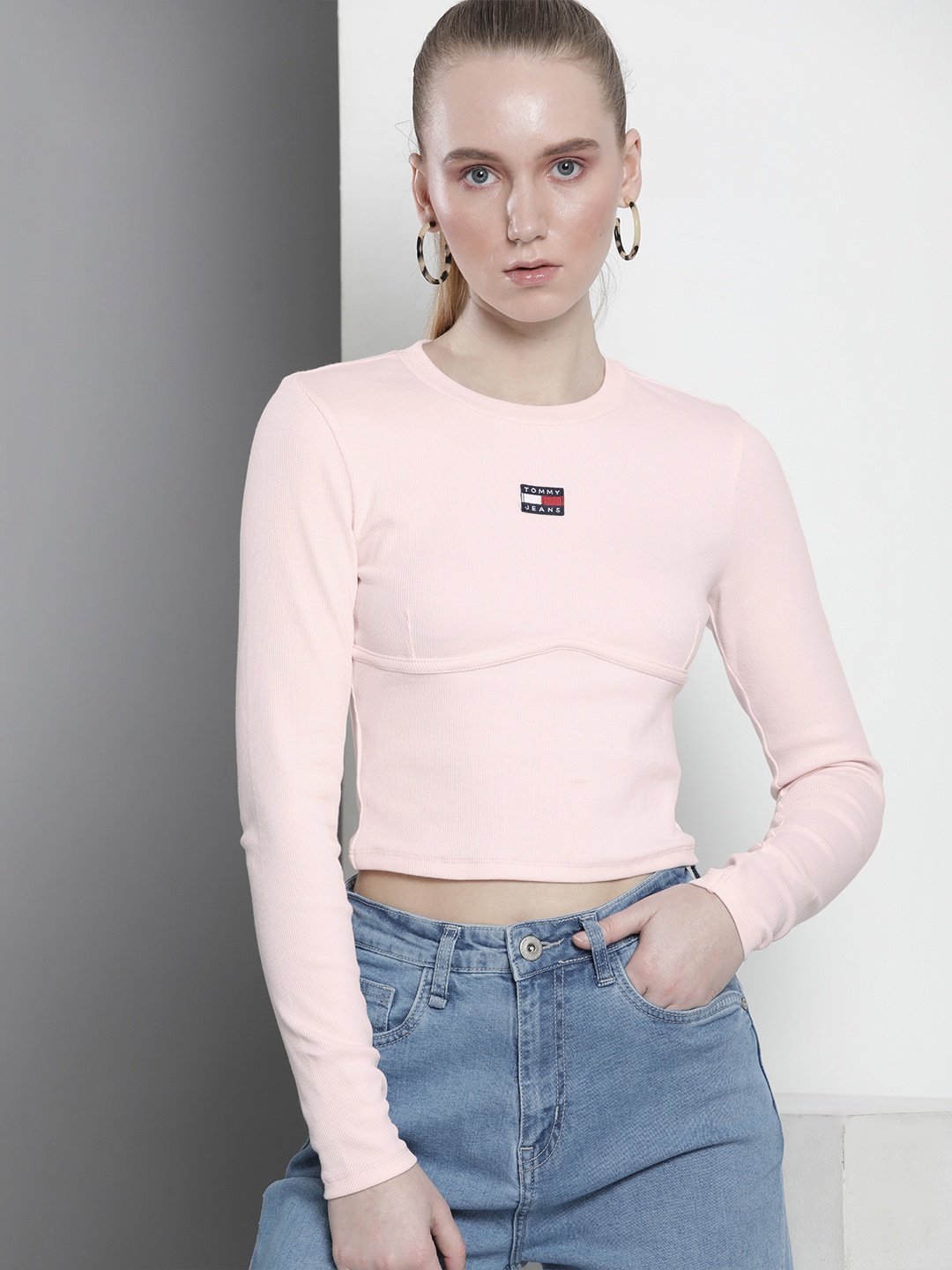 

Tommy Hilfiger Women Slim Fit T-shirt, Pink