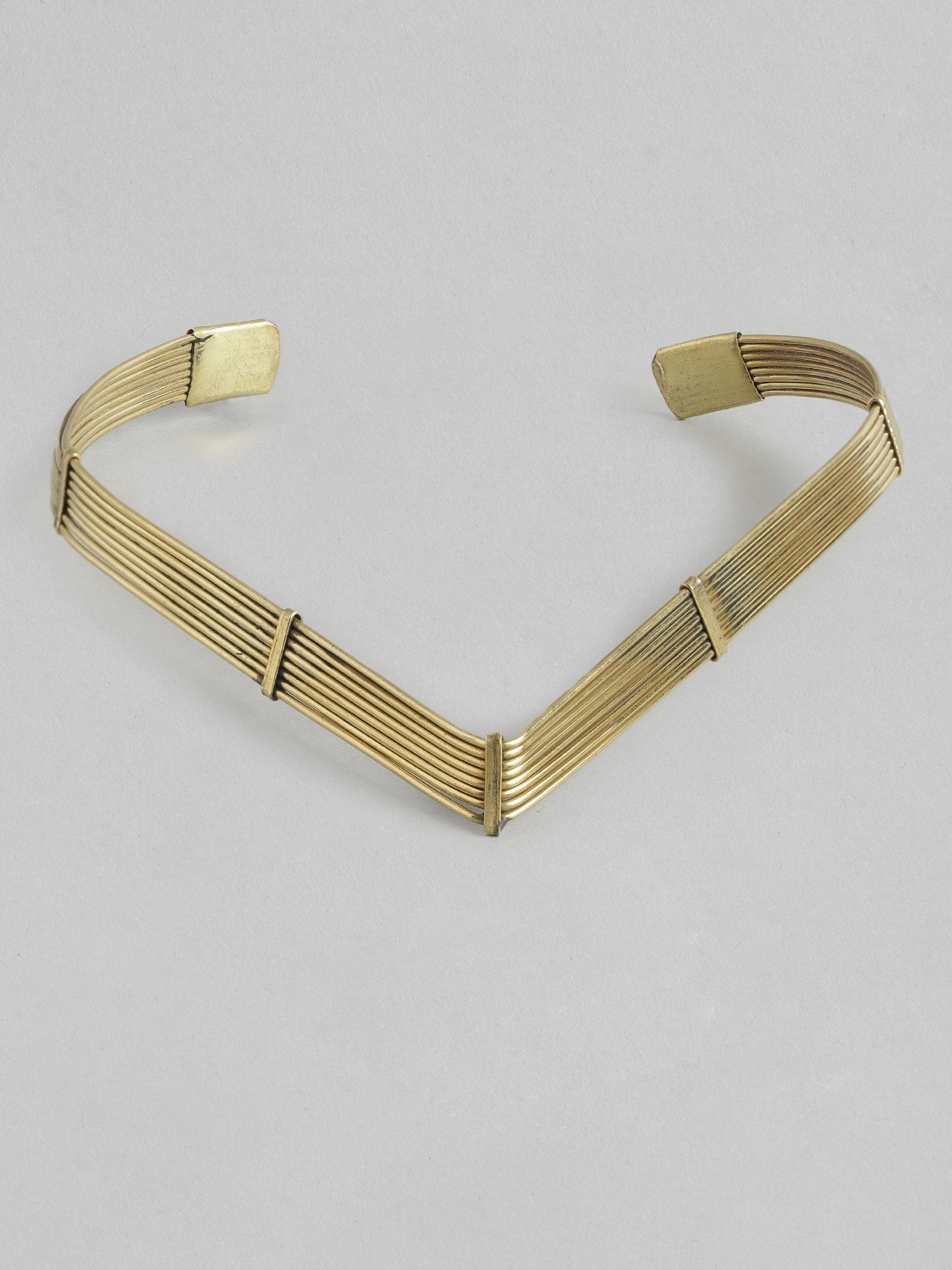 

Rang Gali Brass-Plated Choker Necklace, Gold