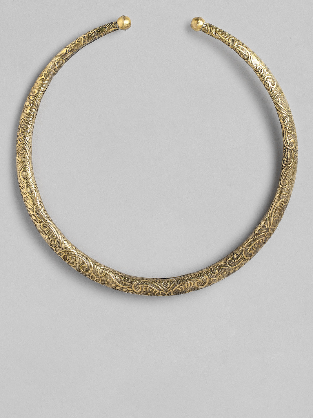 

Rang Gali Brass-Plated Choker Necklace, Gold