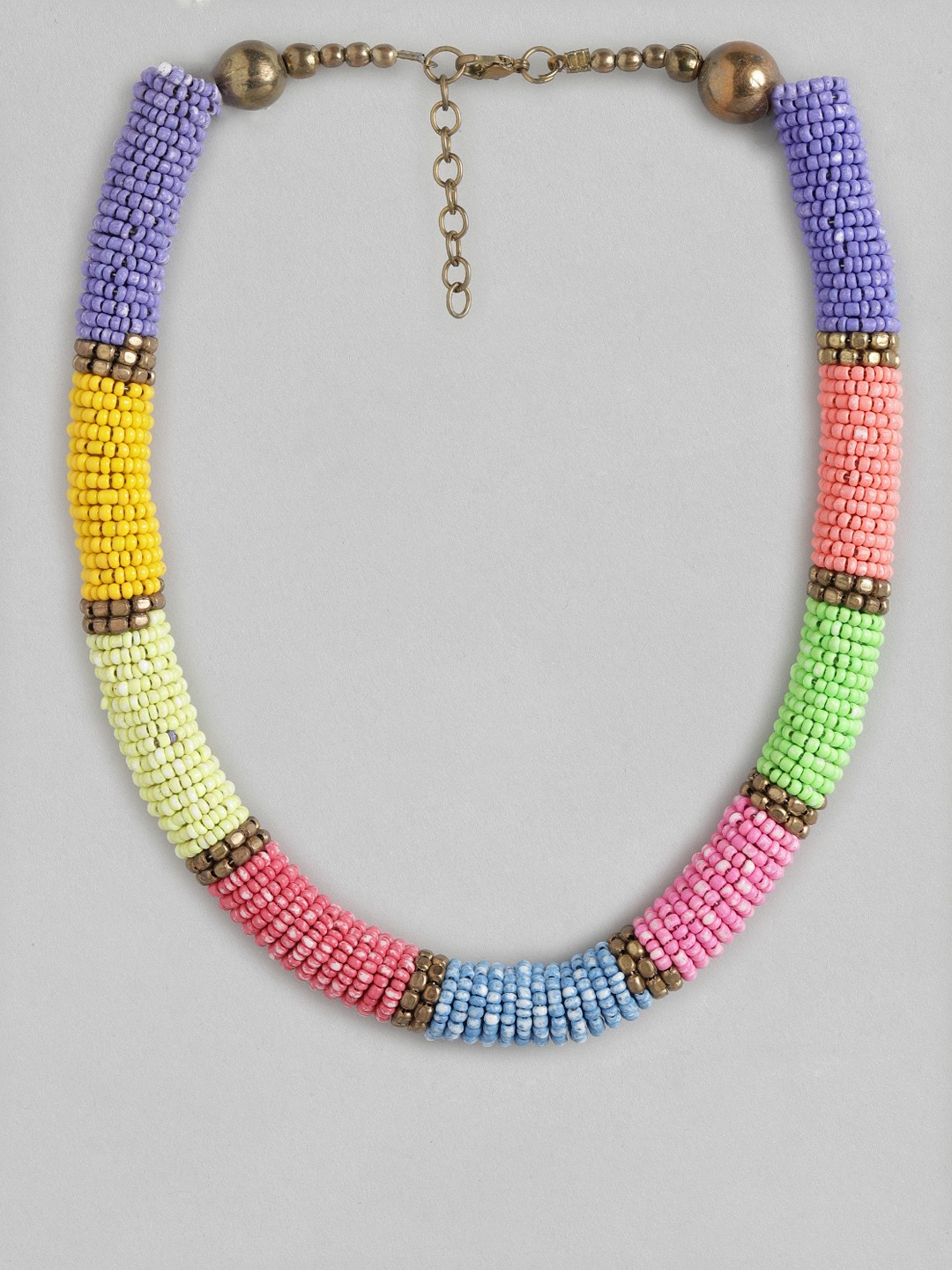 

Rang Gali Brass-Plated Necklace, Multi