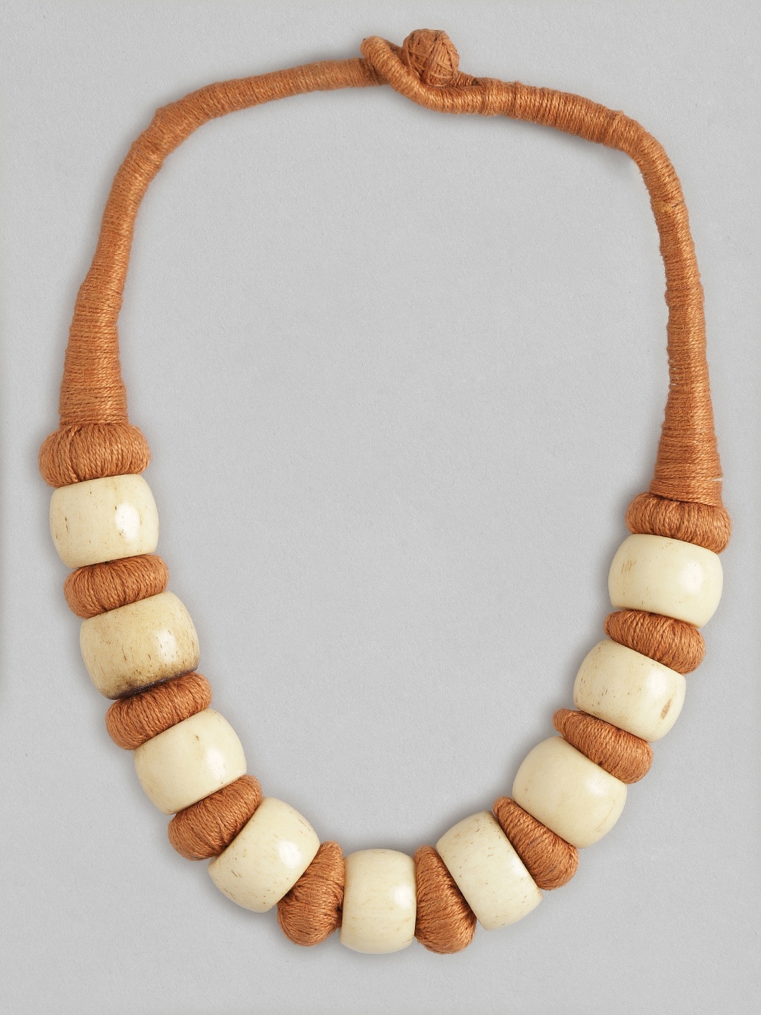 

Rang Gali Brass-Plated Necklace, Brown