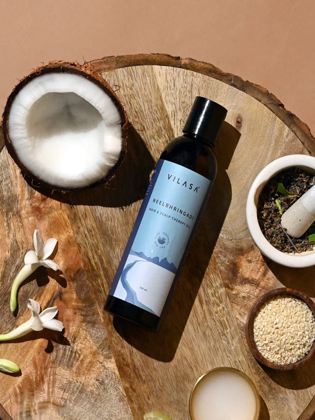 

VILASA Neelabhringadi Hair & Scalp Therapy Oil - 100 ml, Blue