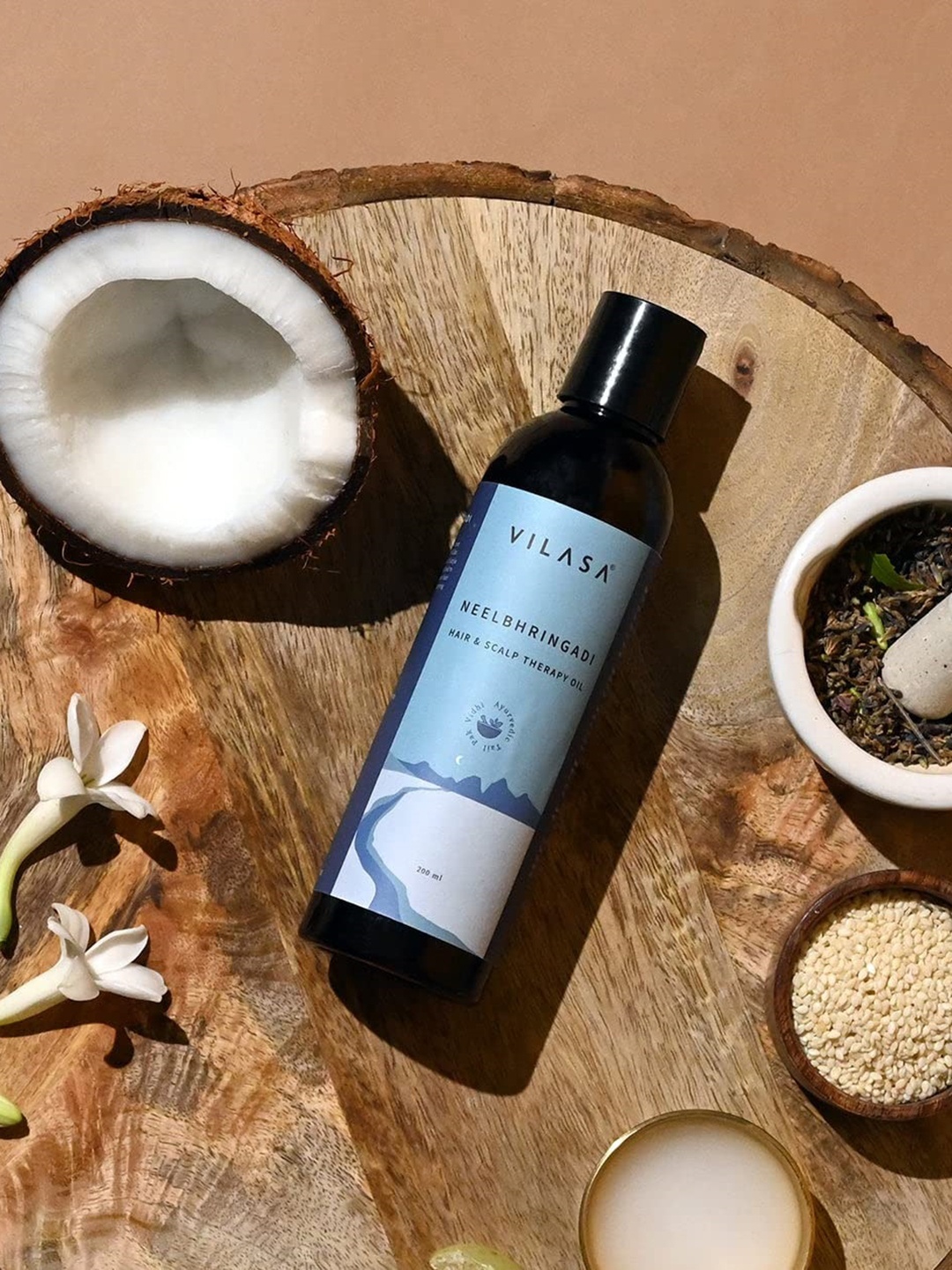 

VILASA Neelabhringadi Hair & Scalp Therapy Oil - 200ml, Blue