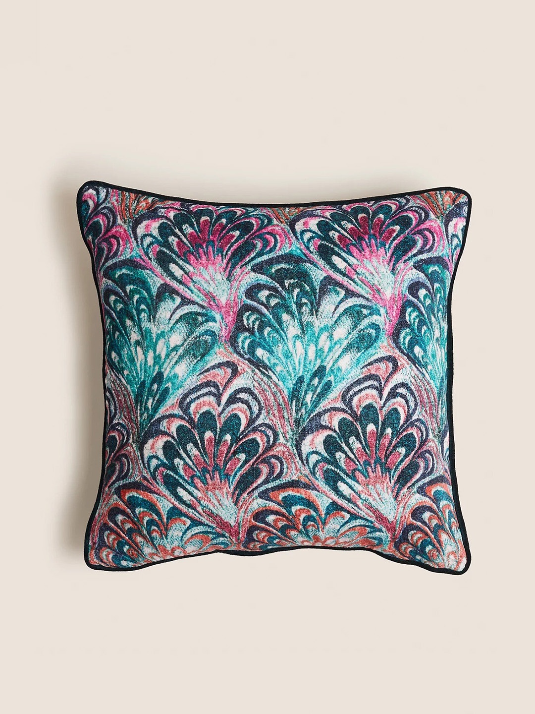 

Marks & Spencer Purple & Blue Printed Square Floor Cushion