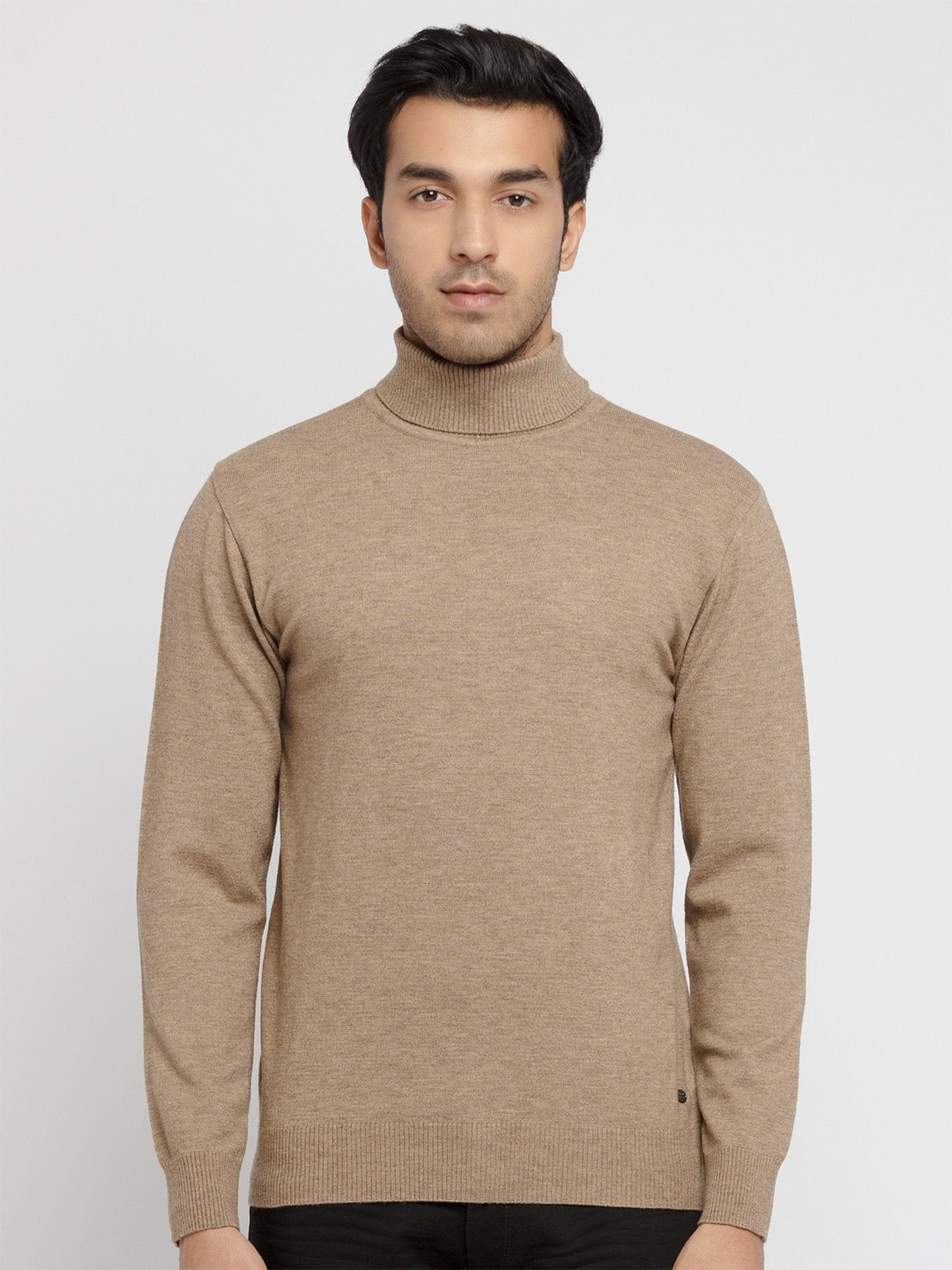 

Status Quo Men Acrylic Pullover, Khaki