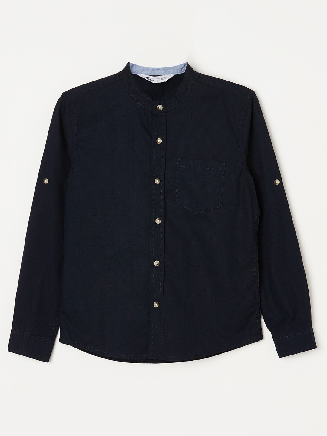 

Fame Forever by Lifestyle Boys Cotton Casual Shirt, Navy blue