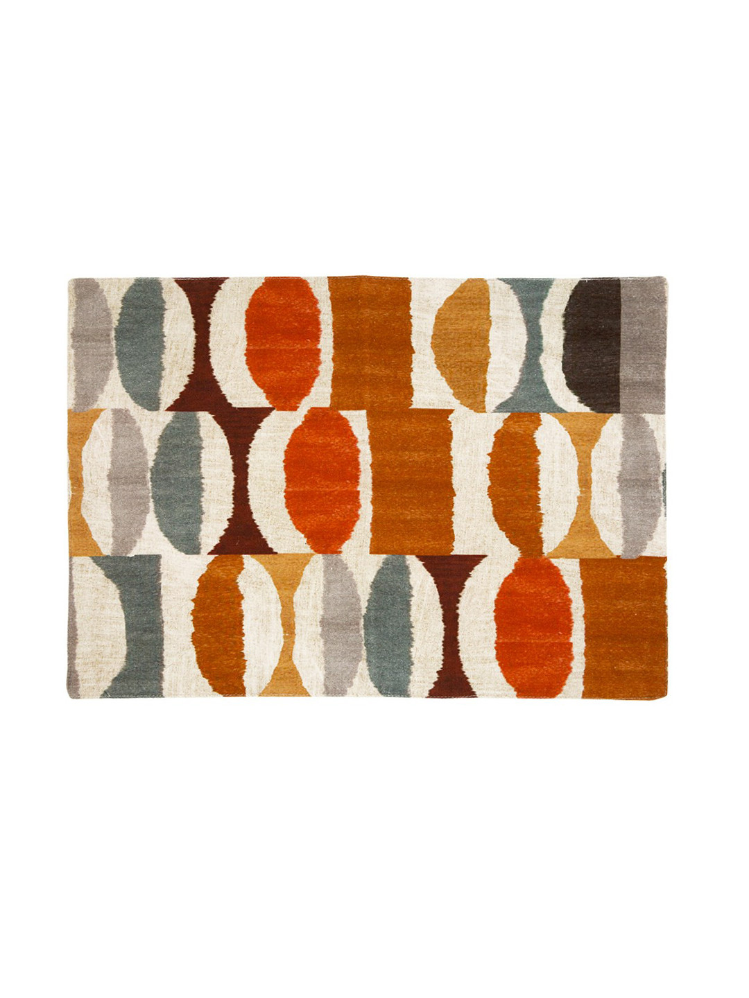 

ellementry Lienzo Set Of 6 Brown & Beige Printed Cotton Table Placemats