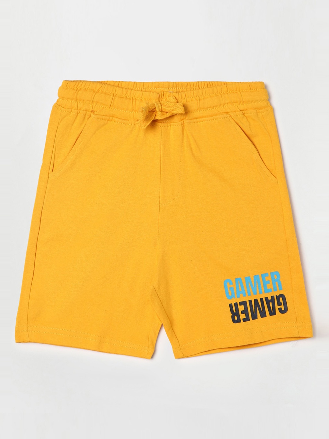 

Fame Forever by Lifestyle Boys Cotton Shorts, Mustard