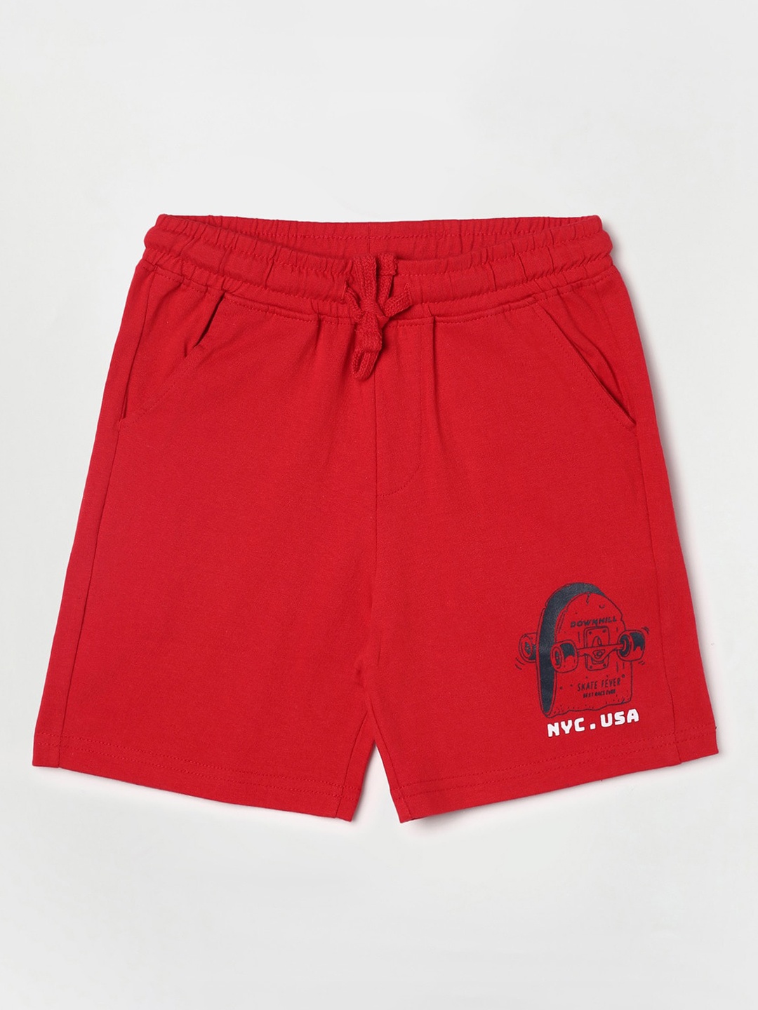 

Fame Forever by Lifestyle Boys Cotton Shorts, Red