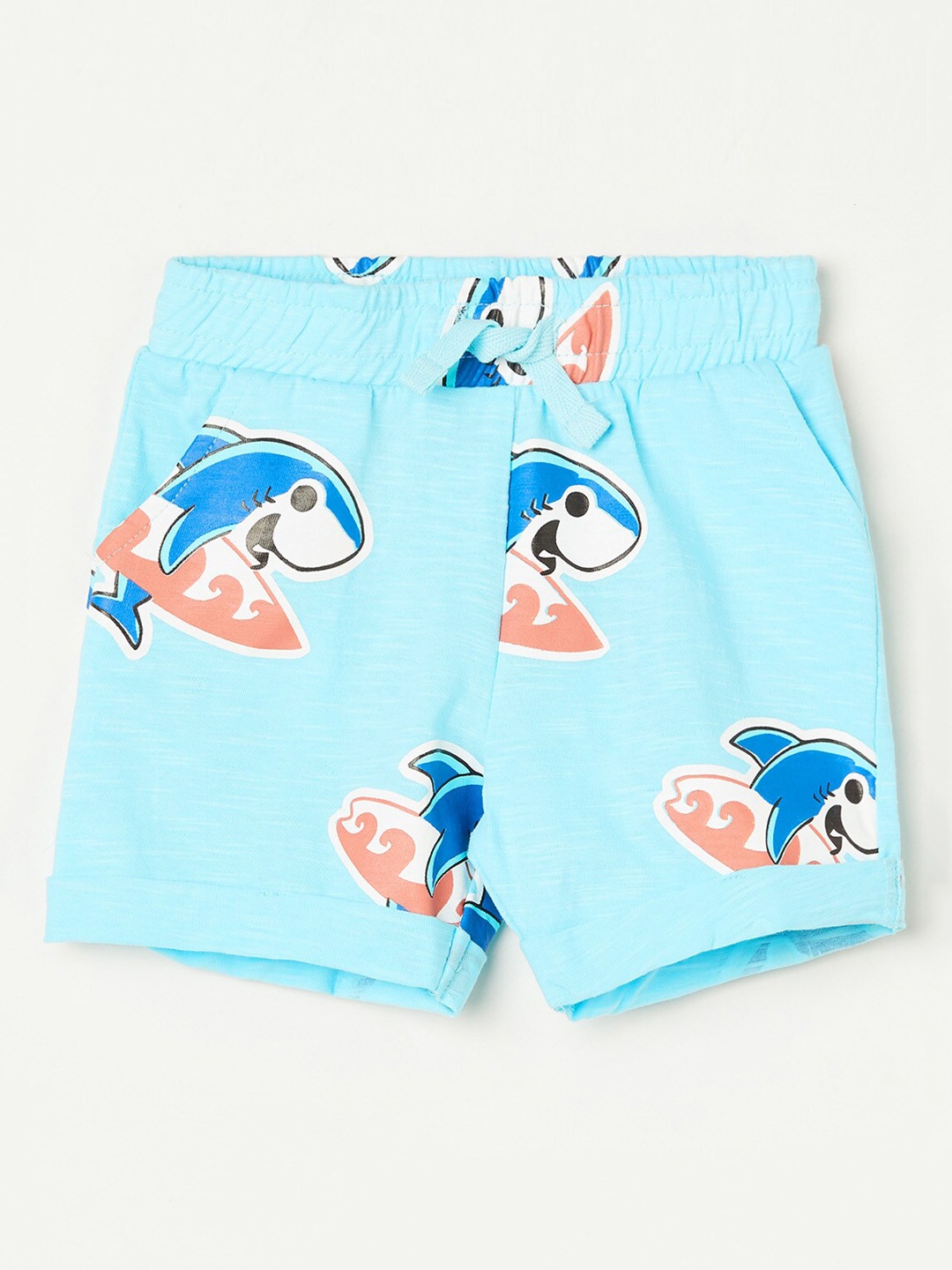 

Juniors by Lifestyle Boys Printed Cotton Shorts, Blue