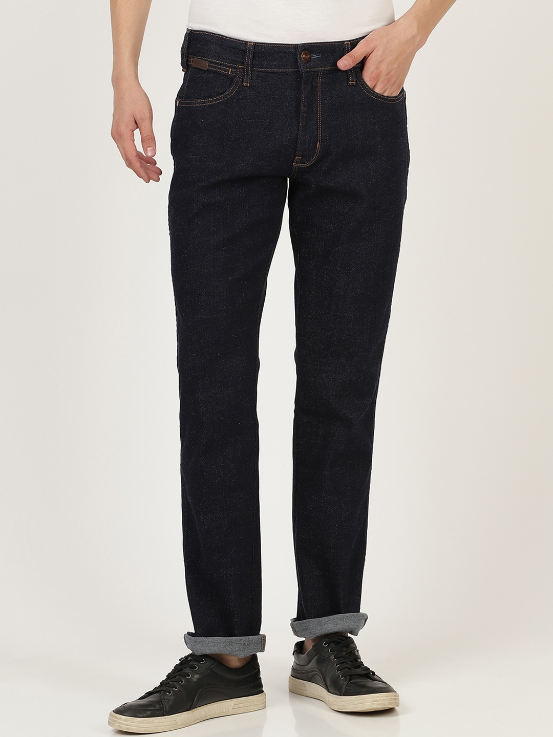 

Wrangler Men Millard Straight Fit Stretchable Jeans, Blue