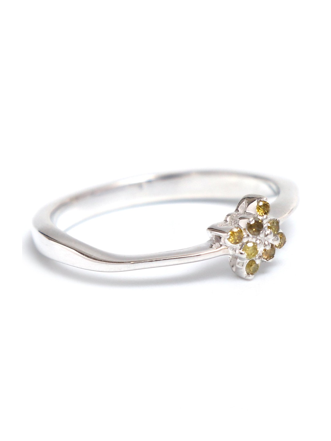 

HIFLYER JEWELS 925 Sterling SIlver AD-Studded Finger Ring