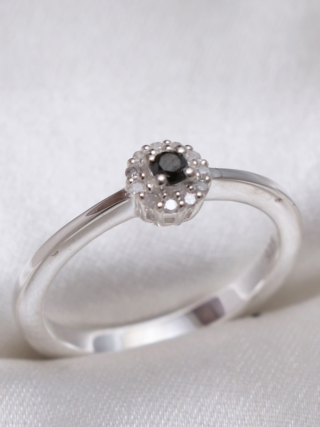 

HIFLYER JEWELS 925 Sterling Silver AD Studded Finger Ring