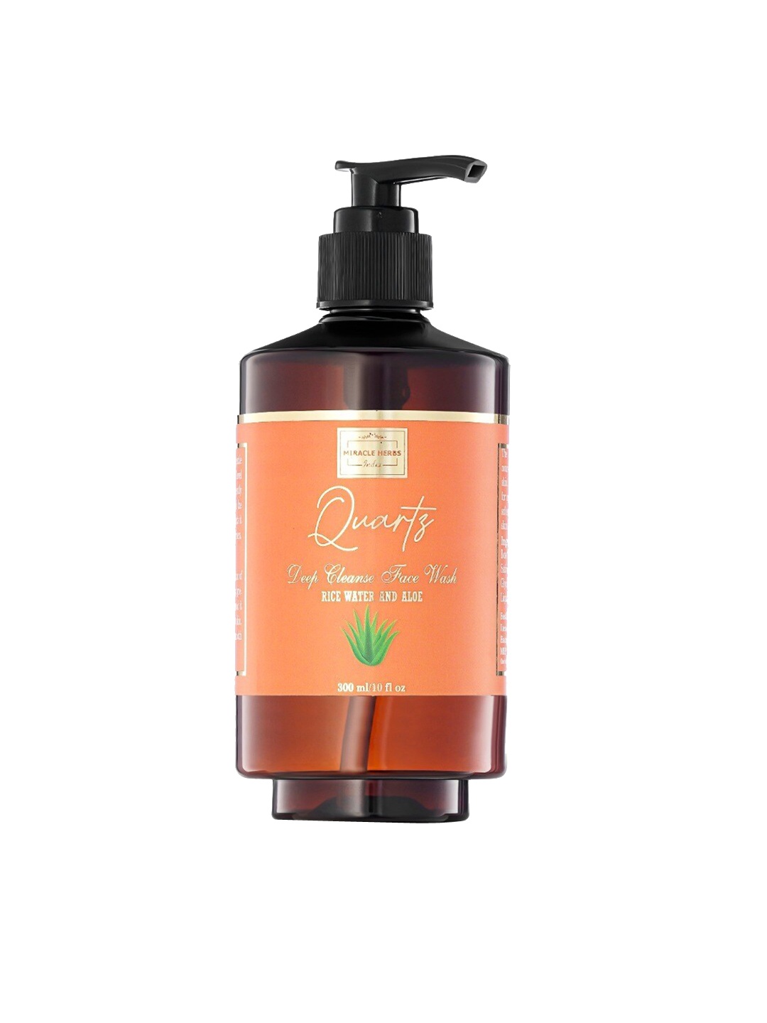 

MIRACLE HERBS Quartz Deep Cleanse Face Cleanser 300 ml, Orange