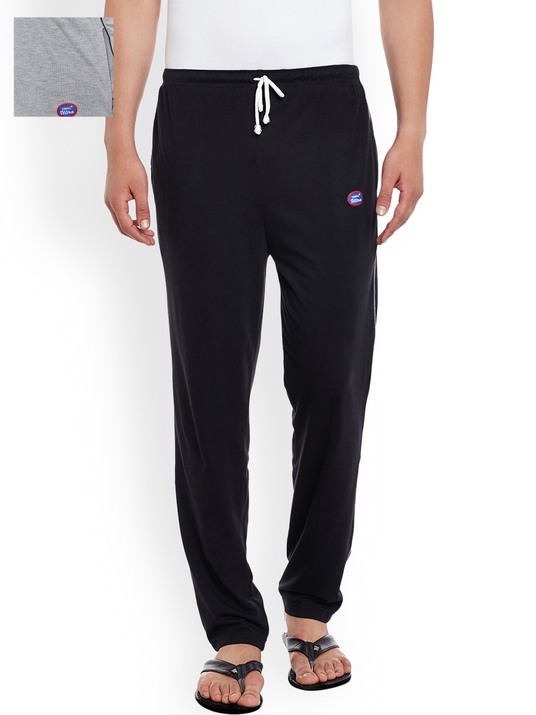 

VIMAL Pack of 2 Joggers D9BD9M, Grey melange