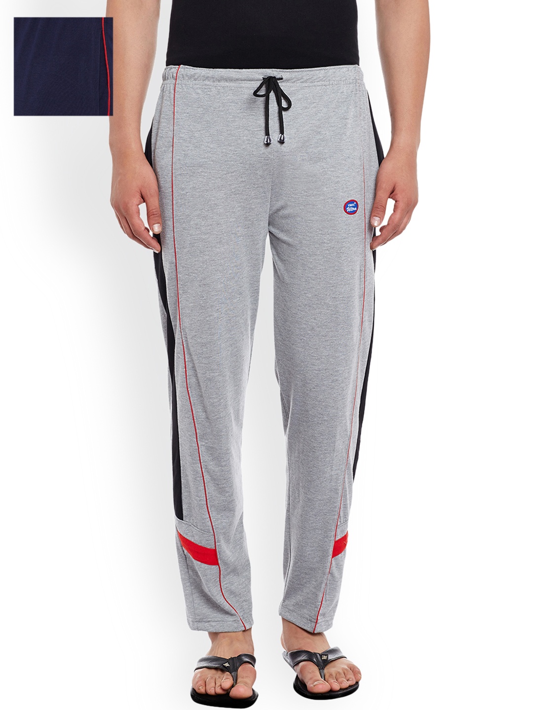 

VIMAL Pack of 2 Joggers D9BD9M, Grey melange