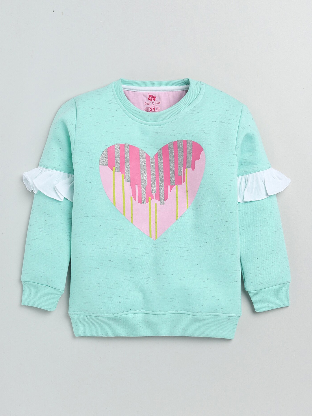 

Dear to Dad Girls Printed Sweatshirt, Blue