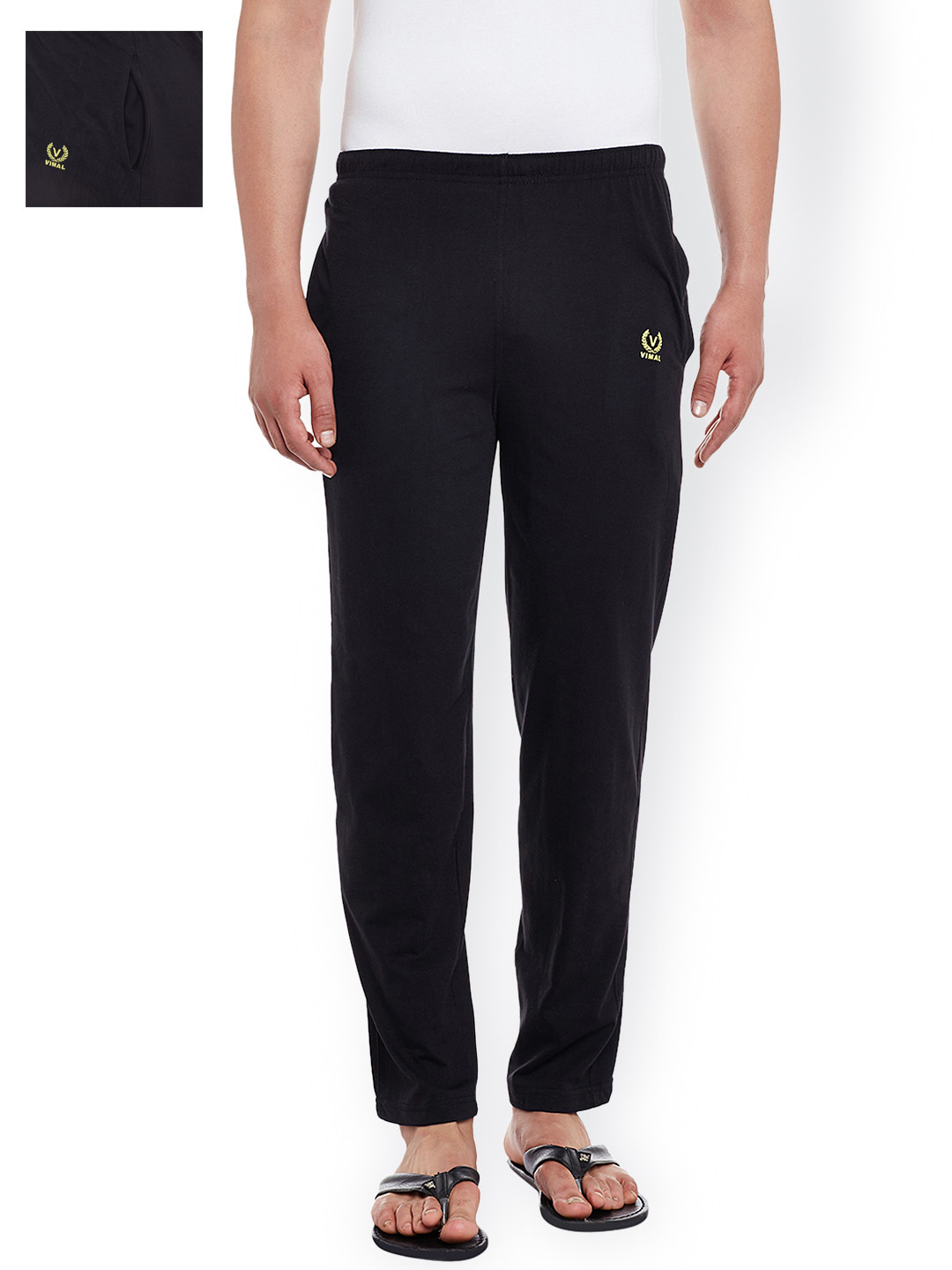 

VIMAL Pack of 2 Lounge Pants D9BD10B, Black