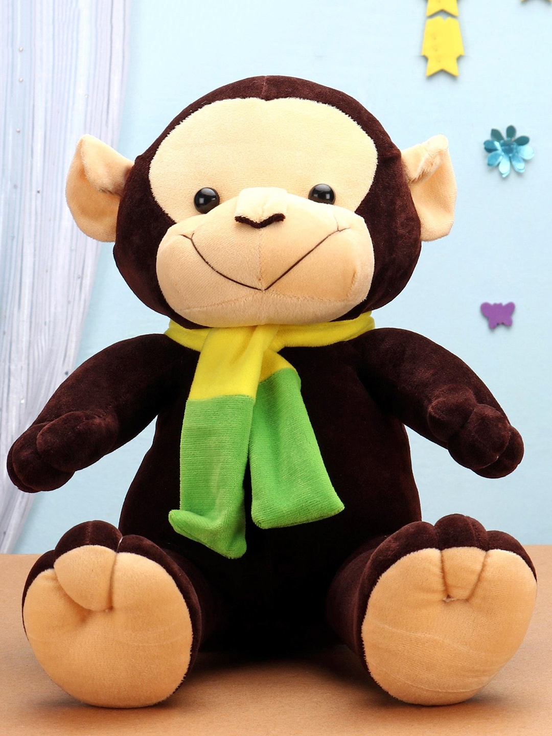 

Frantic Kids Monkey Huggable Soft Toy, Brown
