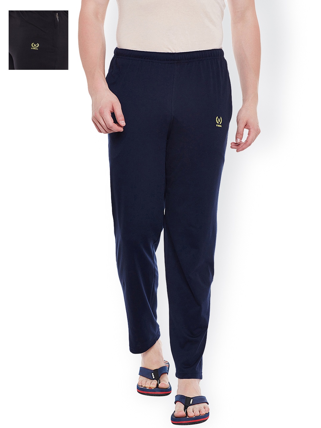 

VIMAL Pack of 2 Lounge Pants D9BD10N, Navy blue