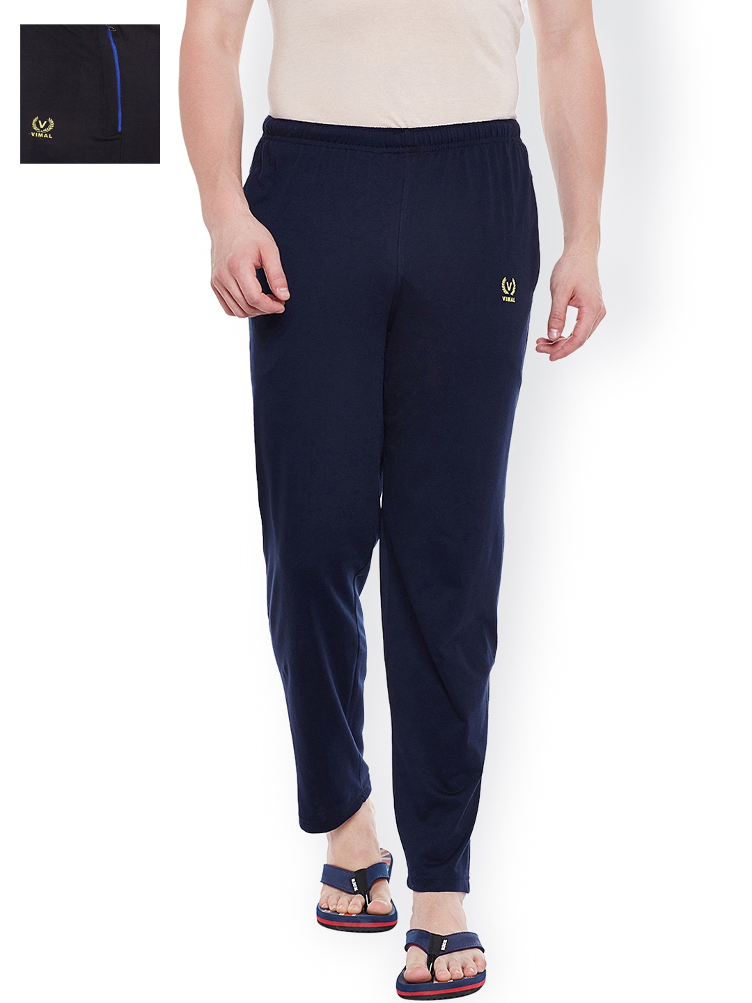 

VIMAL Pack of 2 Lounge Pants D9BTURQD10N, Navy blue