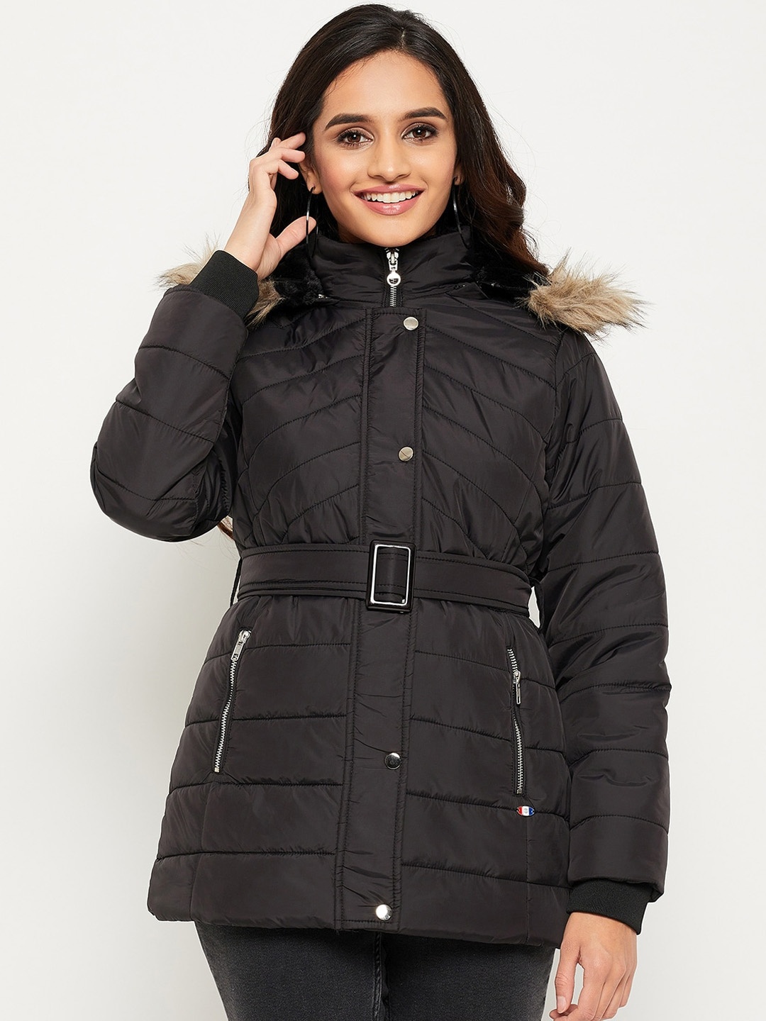 

Duke Women Longline Parka Jacket, Black
