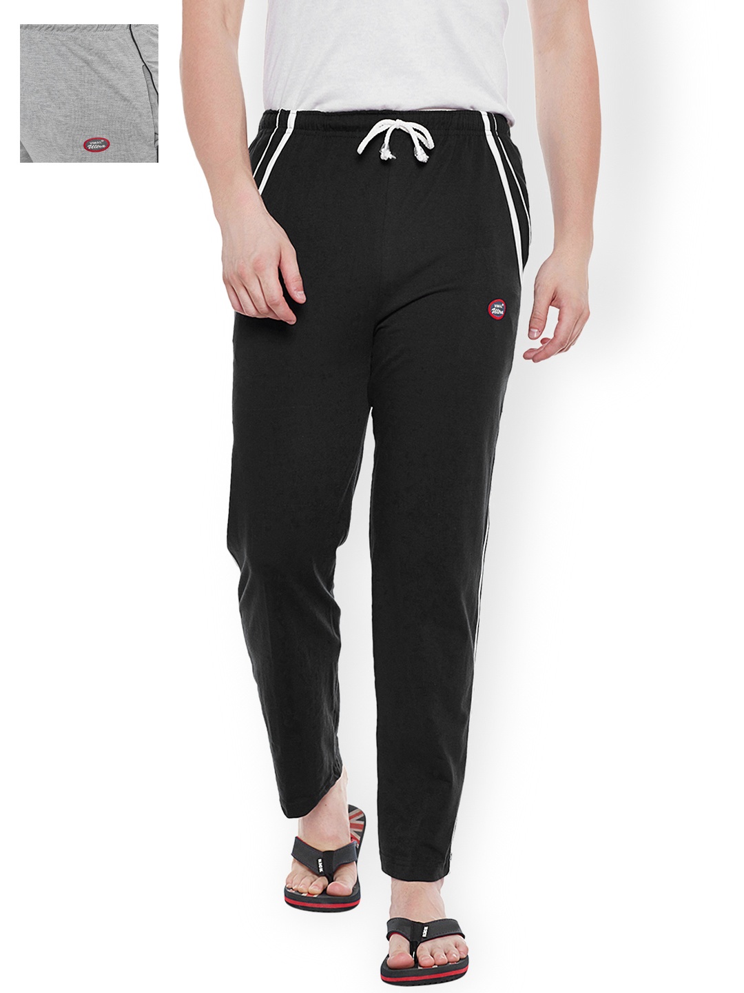

VIMAL Pack of 2 Lounge Pants D1MD5B, Grey