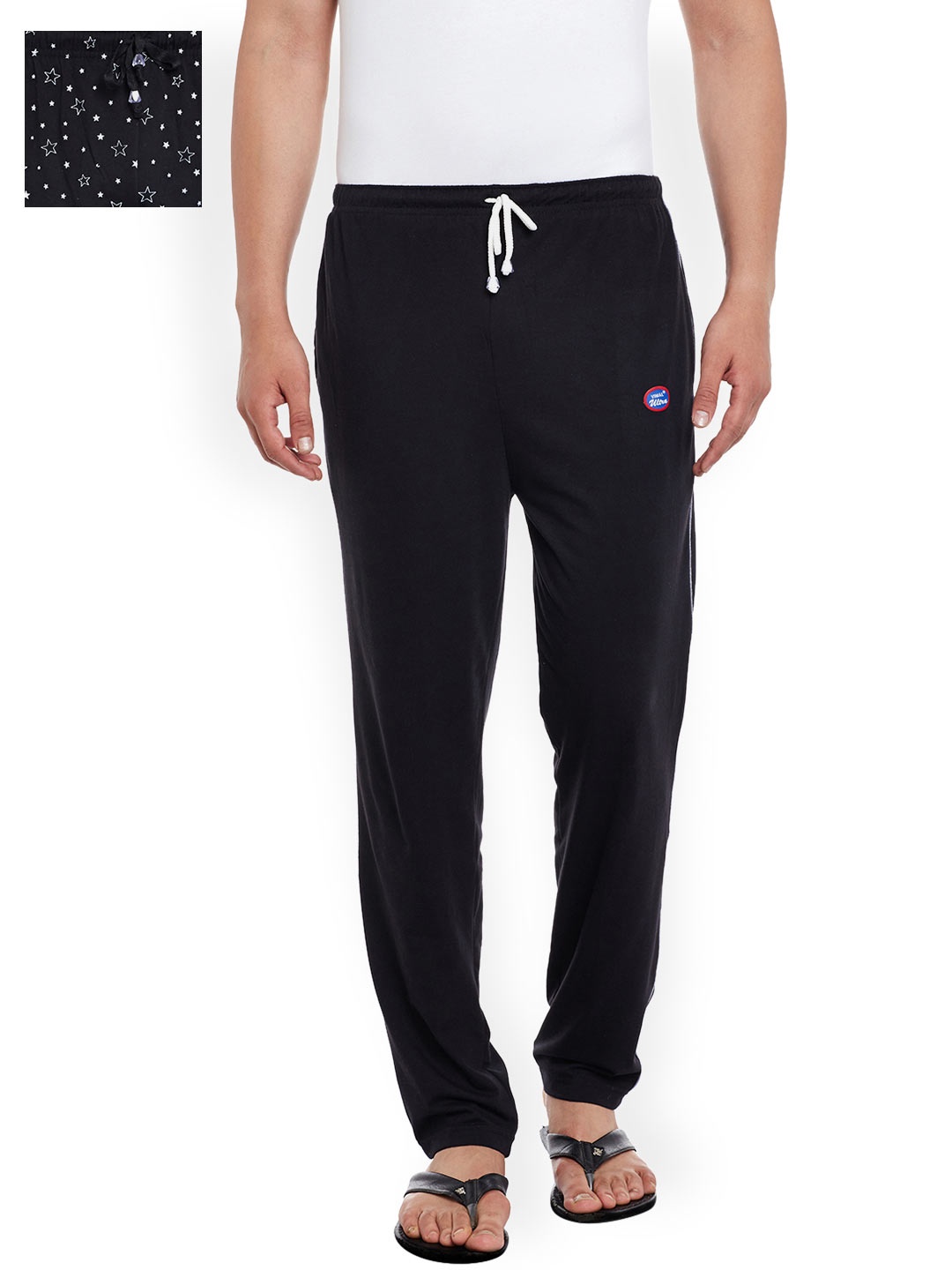

VIMAL Pack of 2 Black Lounge Pants D1PR1B_D1B_02