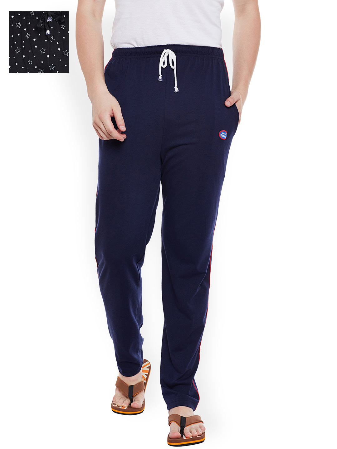

VIMAL Pack of 2 Lounge Pants D1PR1B_D1N_02, Navy blue