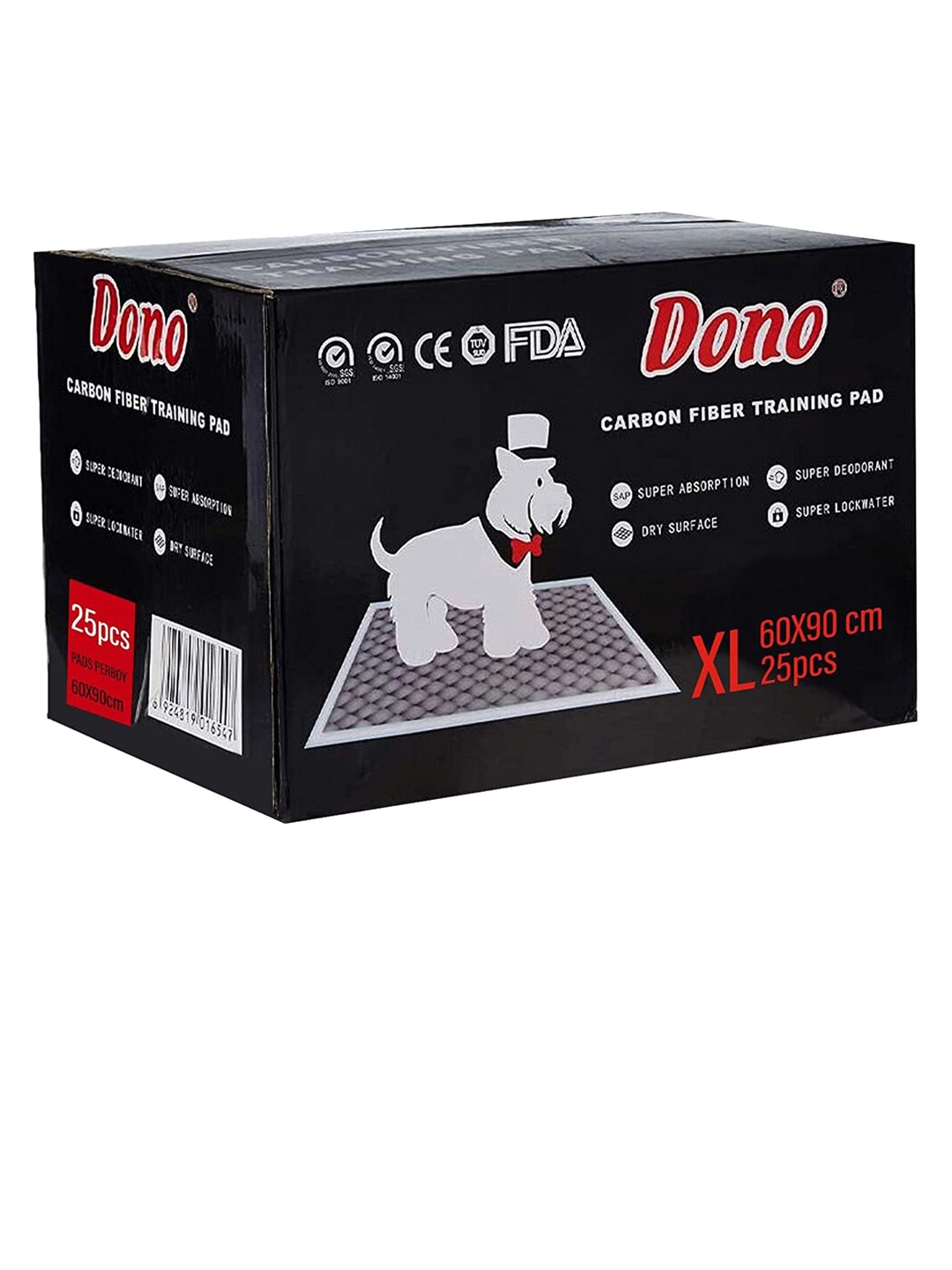 

Emily pets 25 Pcs Disposable Pet Training Pads, Grey