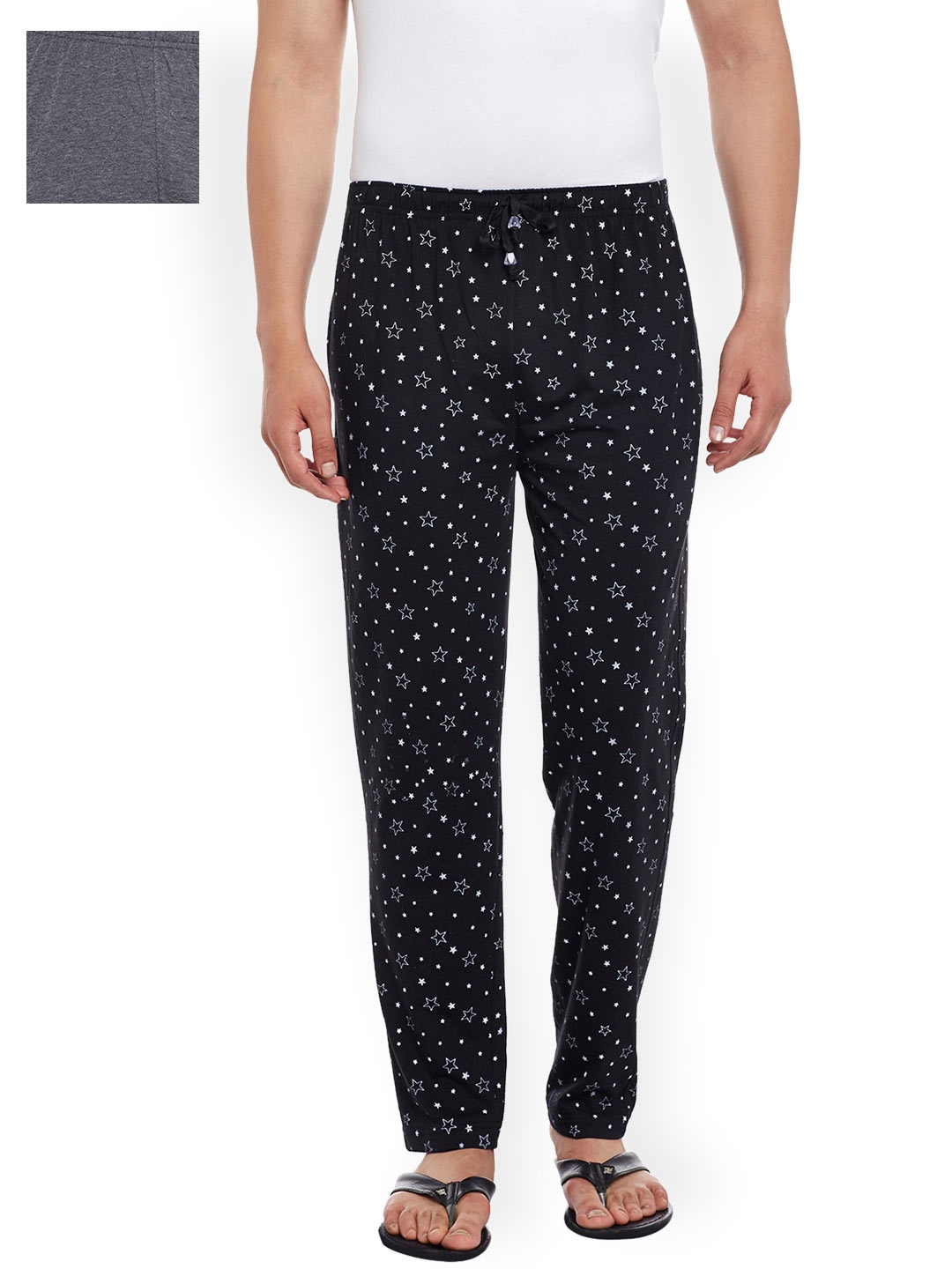 

VIMAL Pack of 2 Lounge Pants D1PR1B_D10A_2, Charcoal