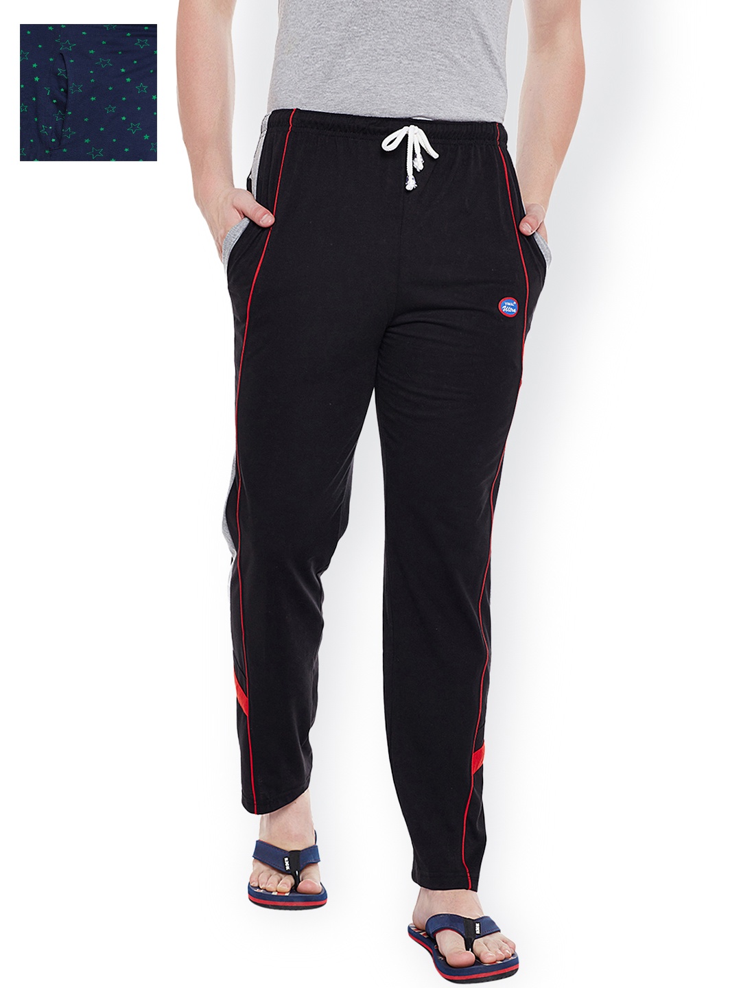 

VIMAL Pack of 2 Lounge Pants D1PR1N_D7B_02, Navy blue