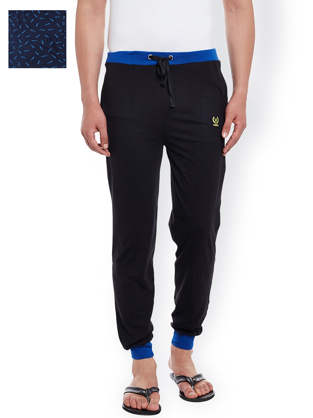 

VIMAL Pack of 2 Lounge Pants D1PR3N_D9BT_02, Navy blue