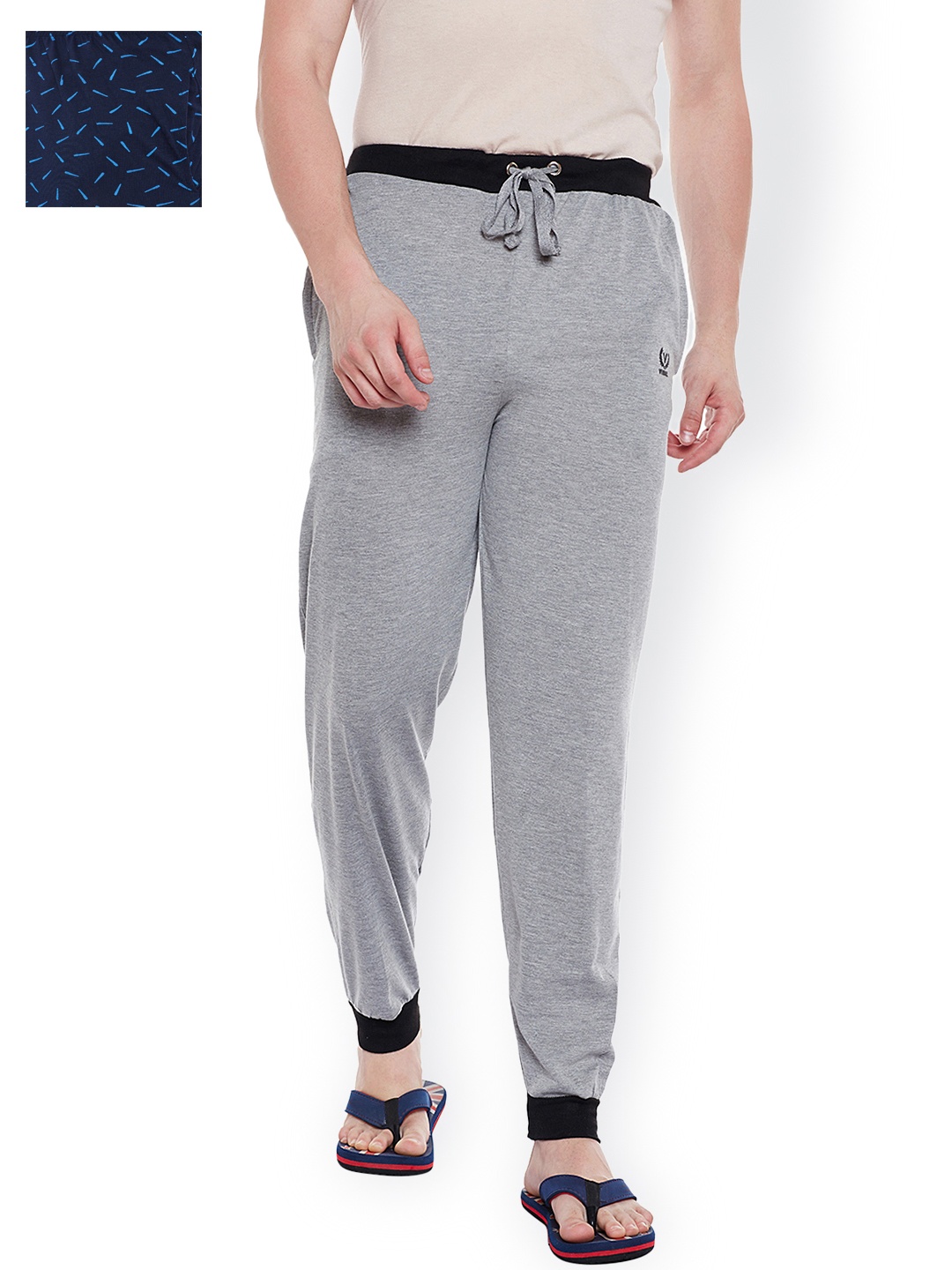 

VIMAL Pack of 2 Lounge Pants D1PR3N_D9M_02, Navy blue