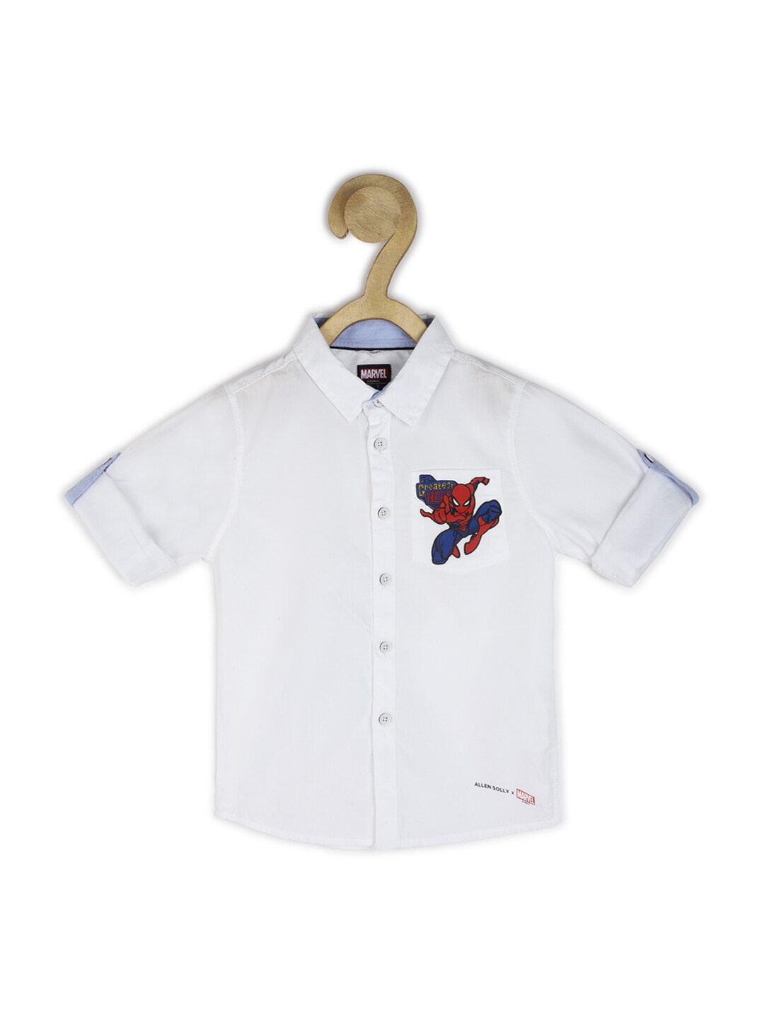 

Allen Solly Junior Boys Slim Fit Casual Shirt, White