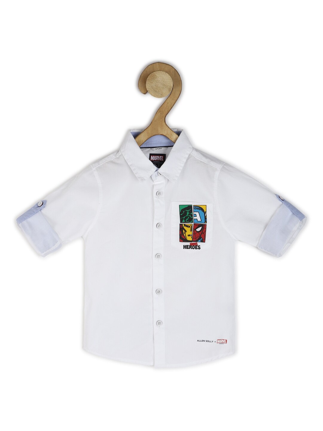 

Allen Solly Junior Boys Cotton Pure Casual Shirt, White