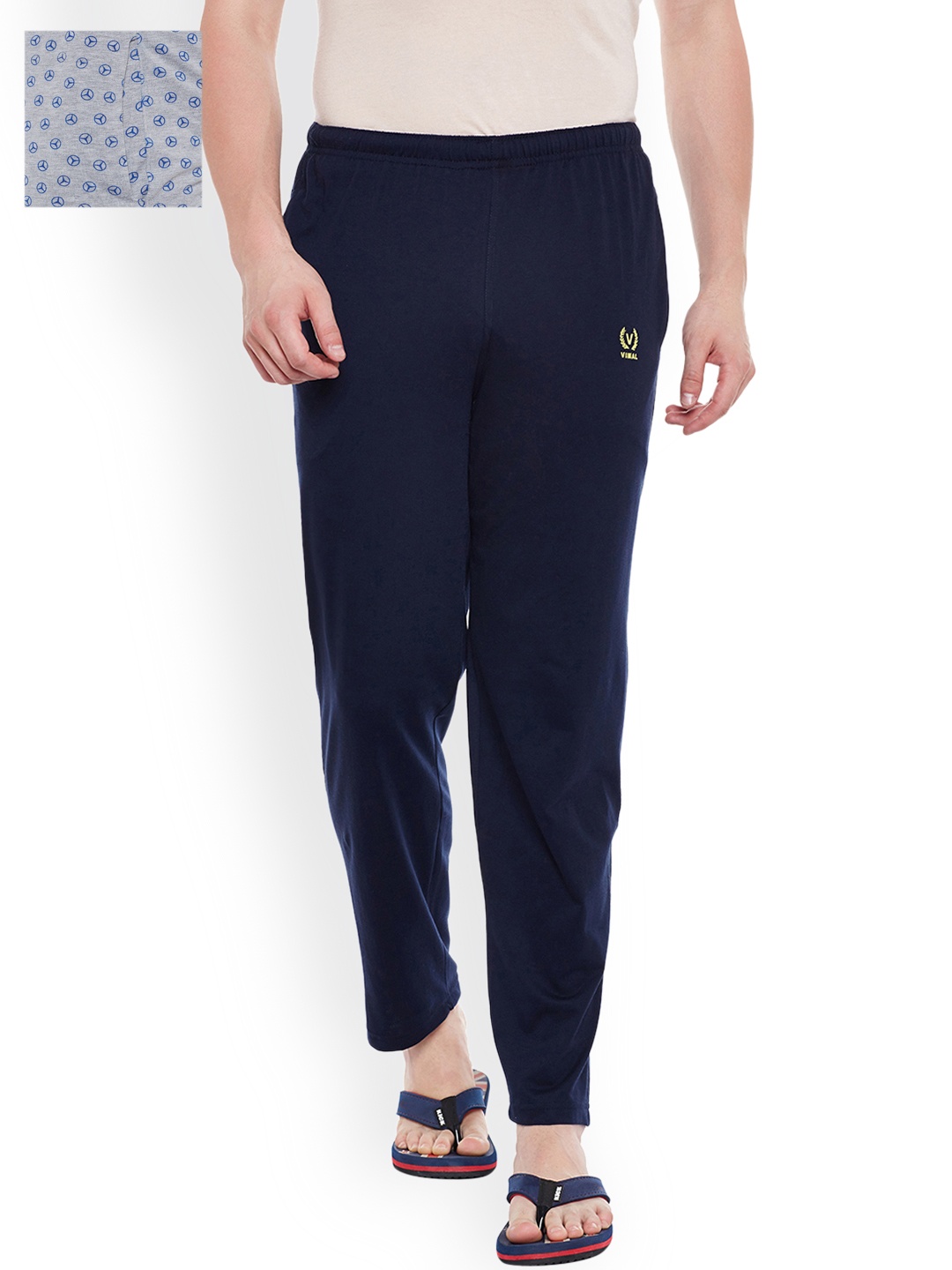 

VIMAL Pack of 2 Joggers D1PR4M_D10N_2, Grey
