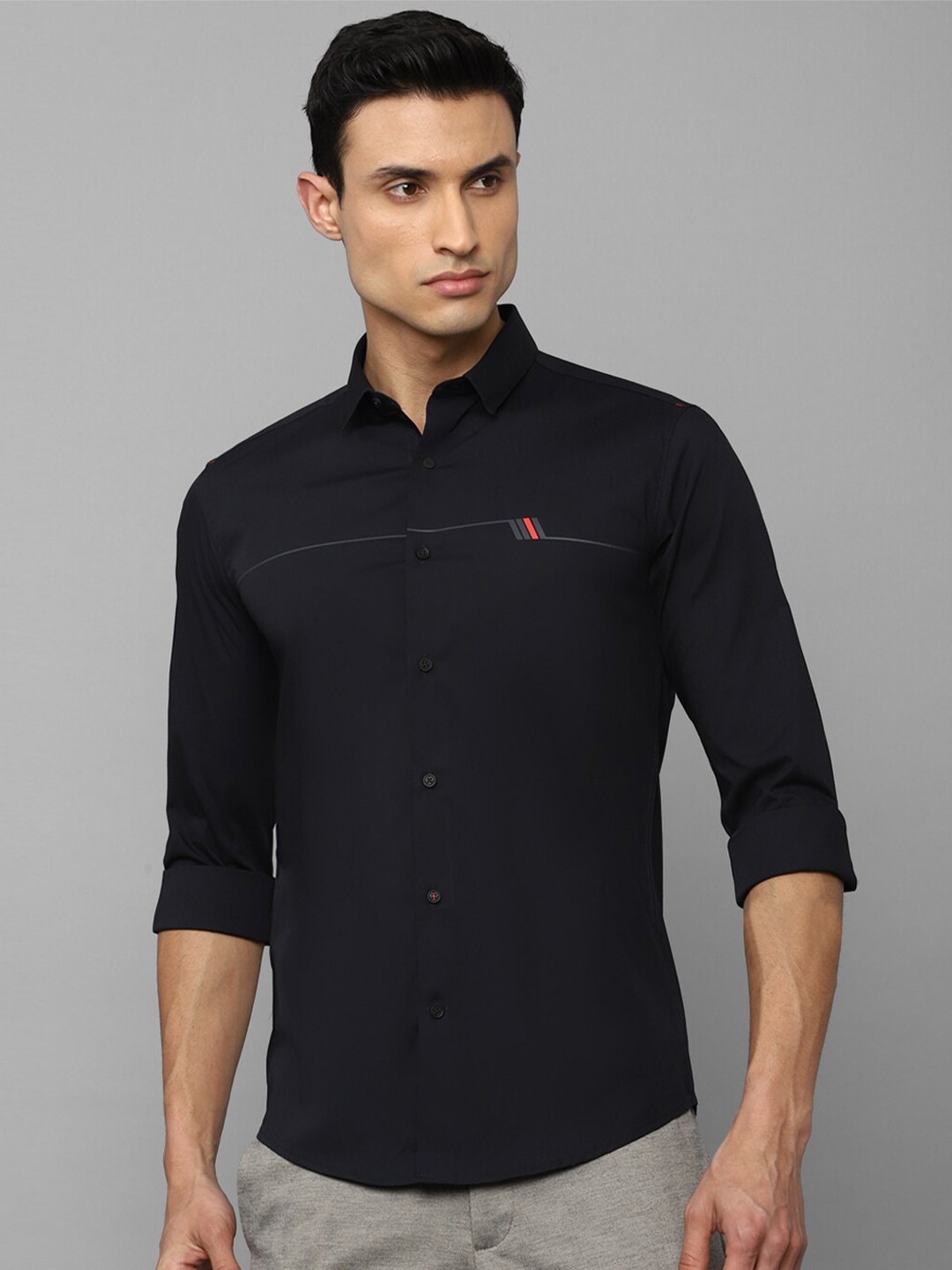 

Louis Philippe Sport Men Slim Fit Casual Shirt, Black