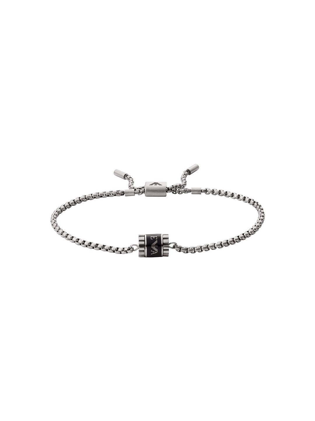 

Emporio Armani Men Stainless Steel Wraparound Bracelet, Silver