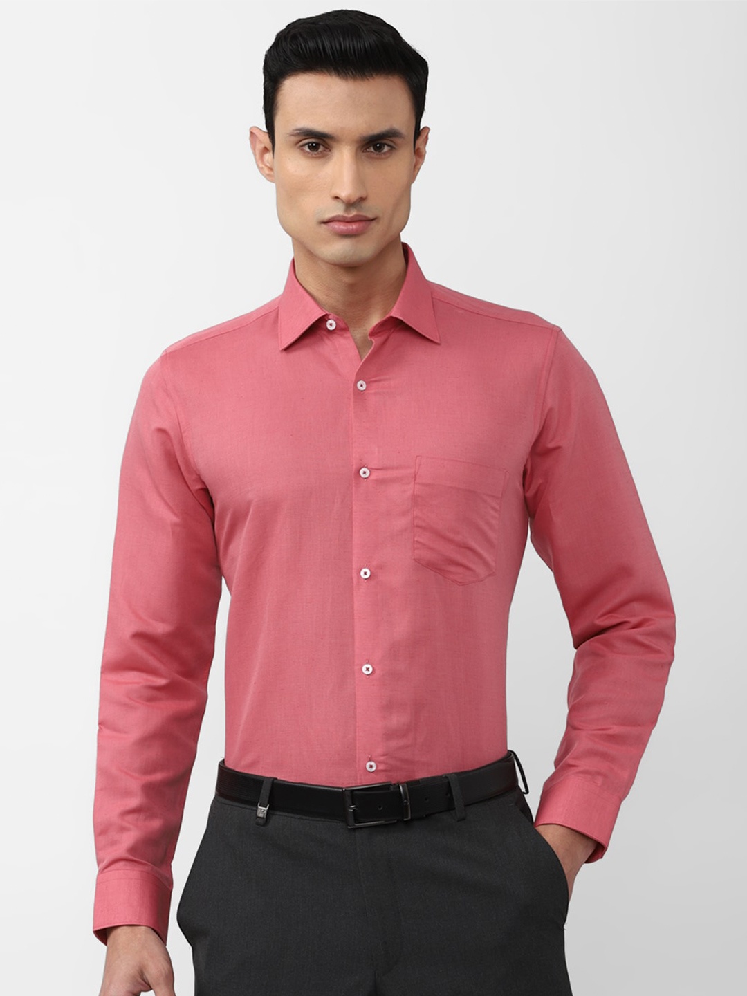 

Van Heusen Men Long Sleeves Formal Shirt, Coral