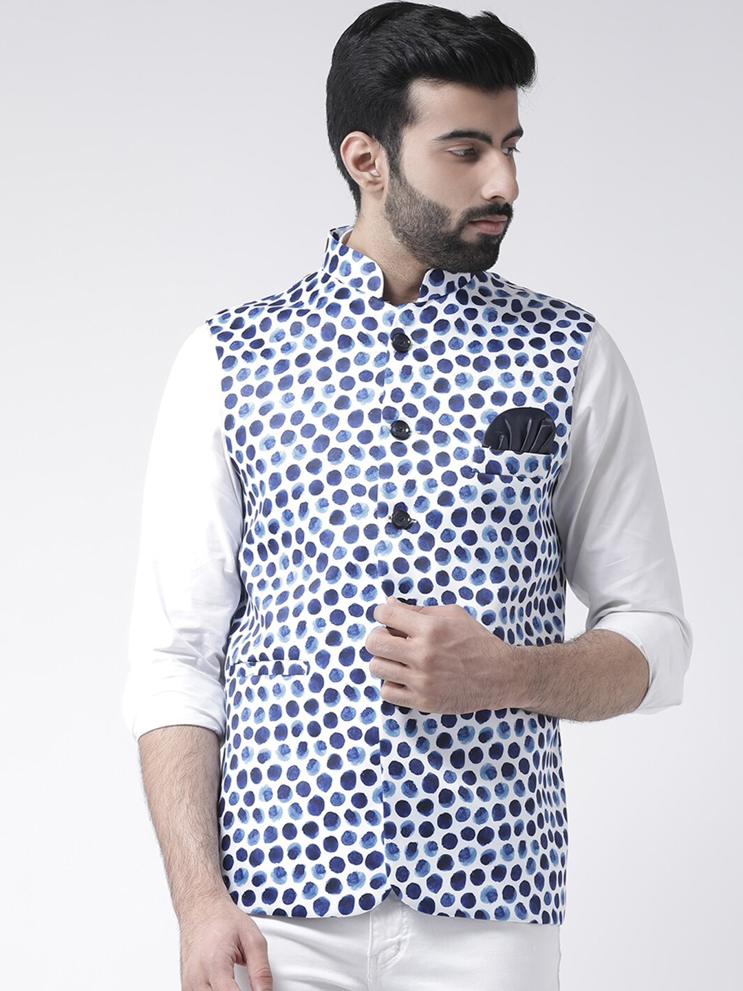 

hangup trend Men Printed Nehru Jackets, Multi