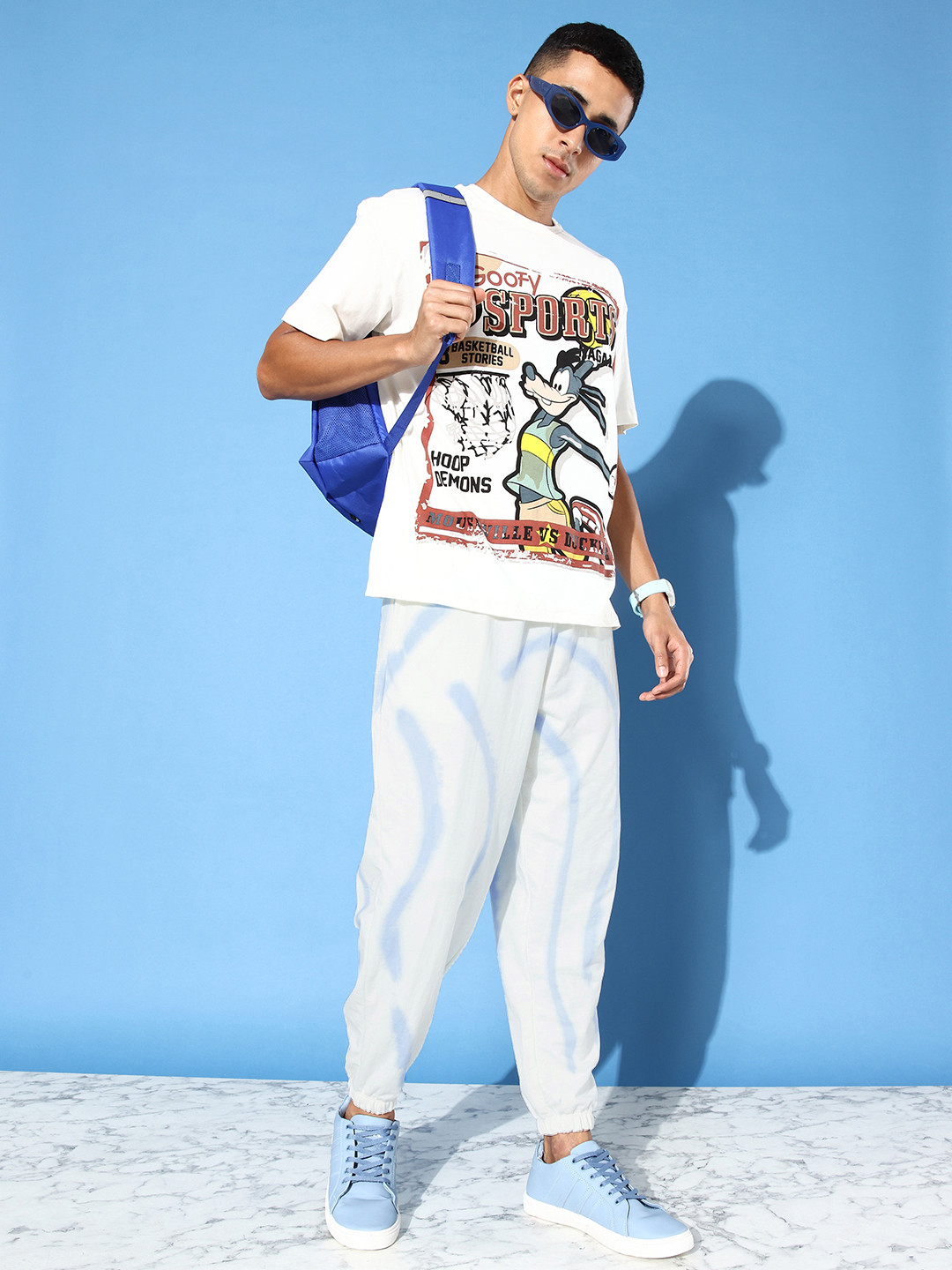

Kook N Keech Men Snow White Knitted Printed Back Street Boys Hyper Hypo Joggers
