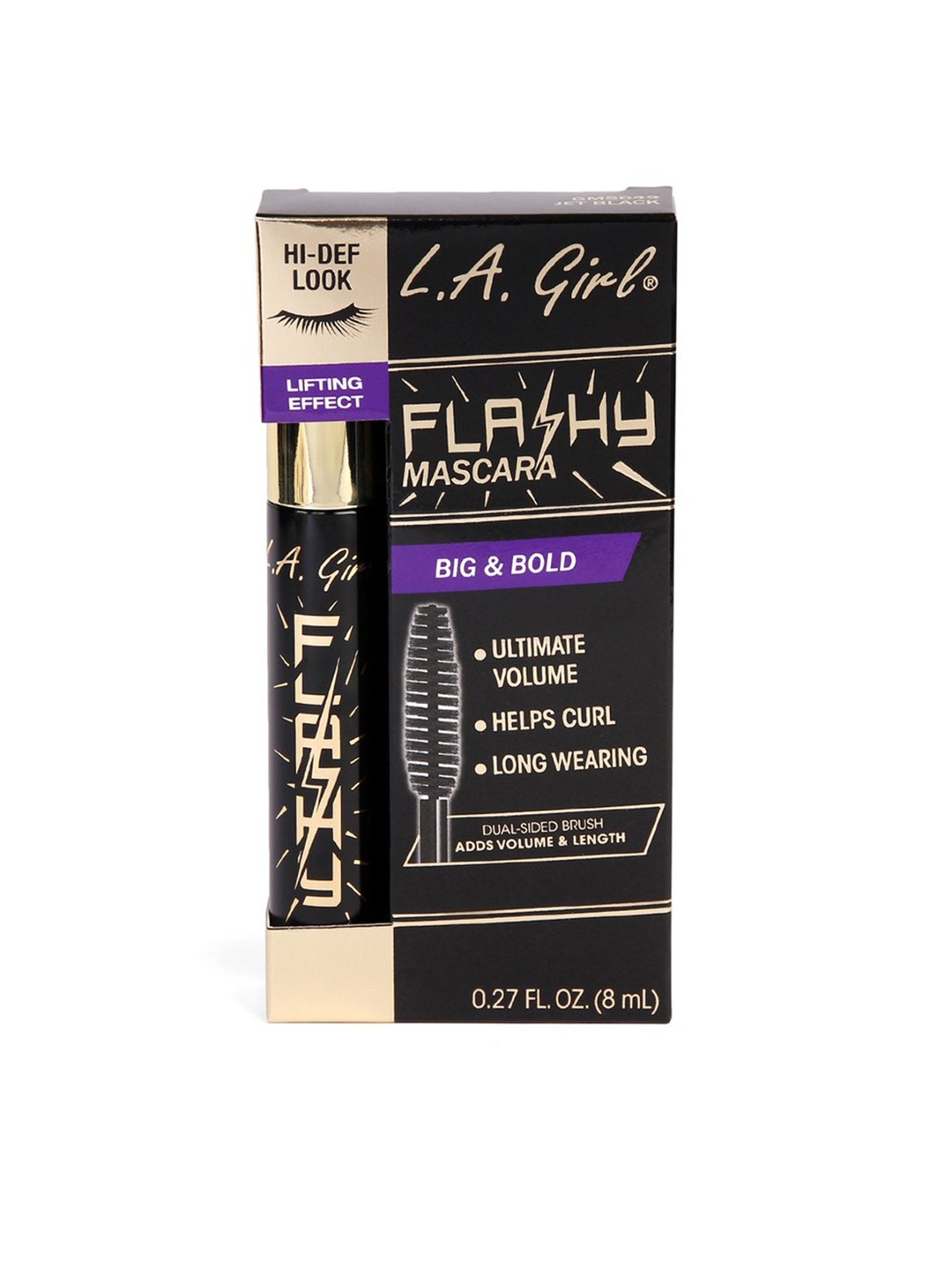 

L.A.Girl Women Jet Black GMS649 Flashy Mascara