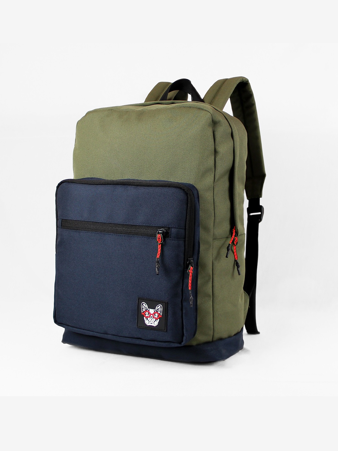 

MADBRAG Colourblocked Backpack, Olive